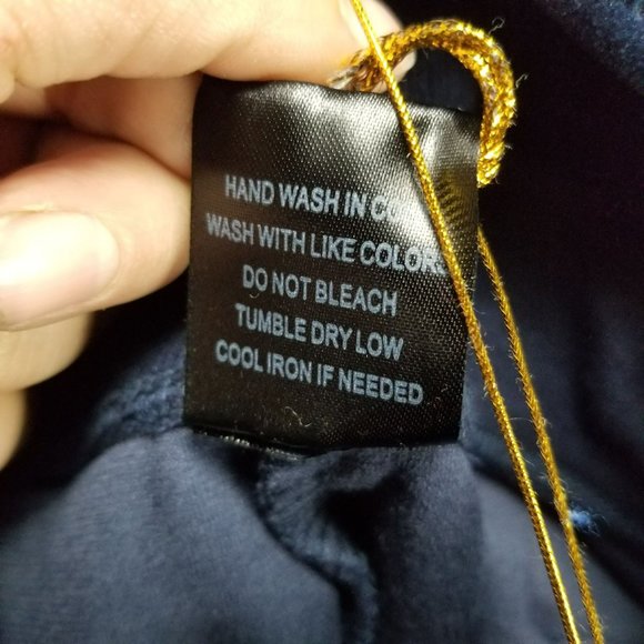 Dodo Pants Womens 3XL Velour Blue Stretch High Rise Drawstring Jogging NWT - Picture 15 of 16